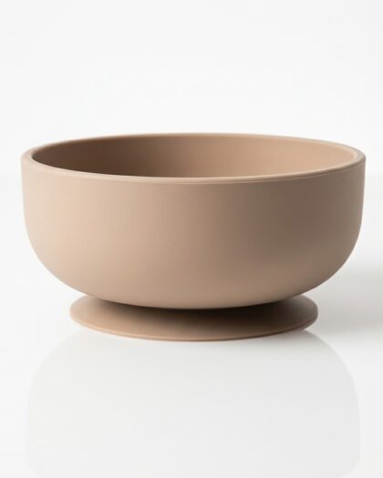 Bol en silicone (beige) - vaisselle bebe en silicone Phaam