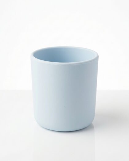 Verre en silicone (bleu) - vaisselle bebe en silicone Phaam